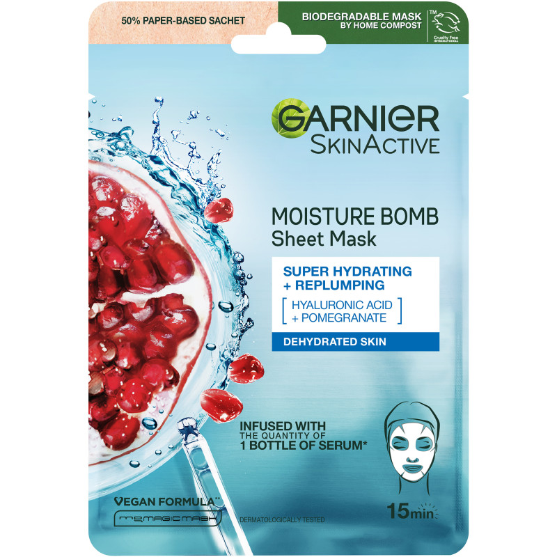 Kangasnaamio Garnier 28 g Moisture Bomb