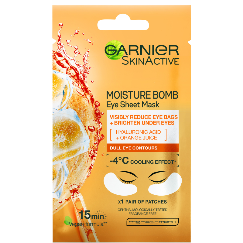 Silmänalusnaamio Moisture Bomb Eye Tissue Mask 6 g Orange Juice