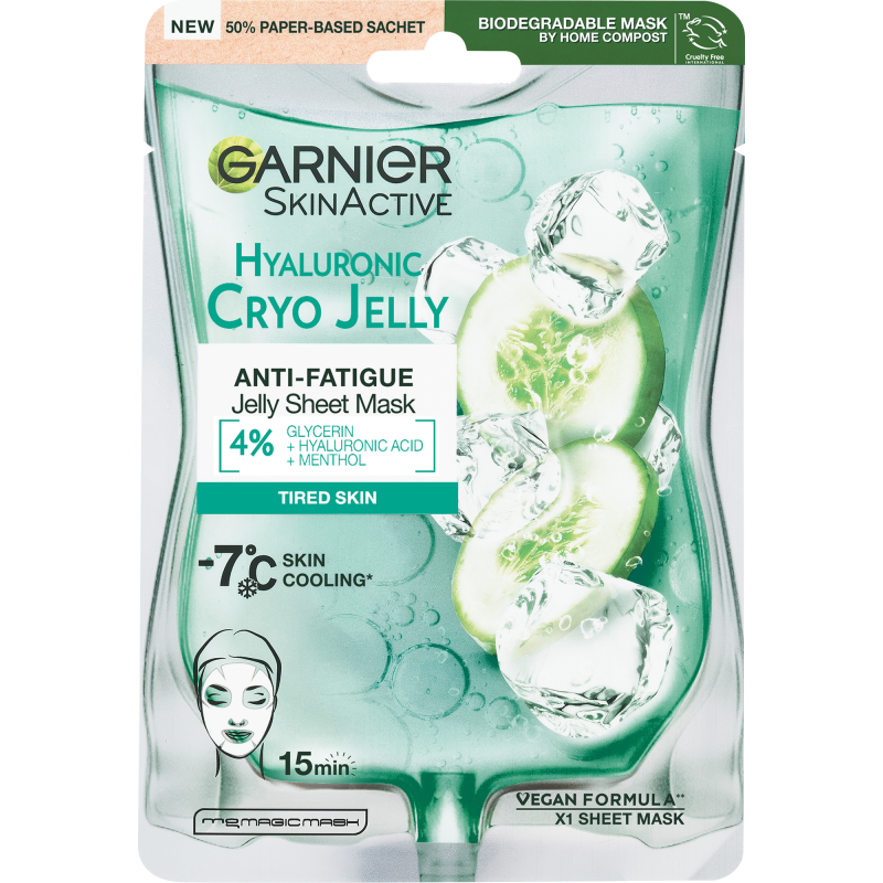 Kangasnaamio Garnier 27 g Hyaluronic Cryo Jelly