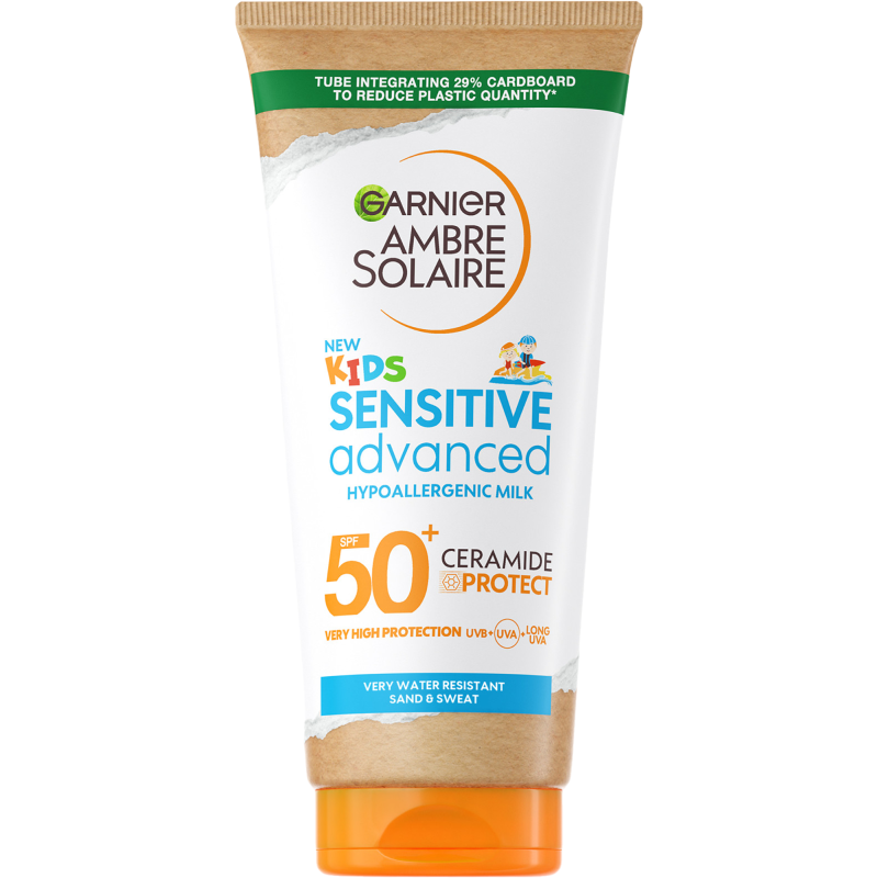 Aurinkovoide Garnier Ambre Solaire Sensitive Advanced Hypoallergenic Kids SK50+