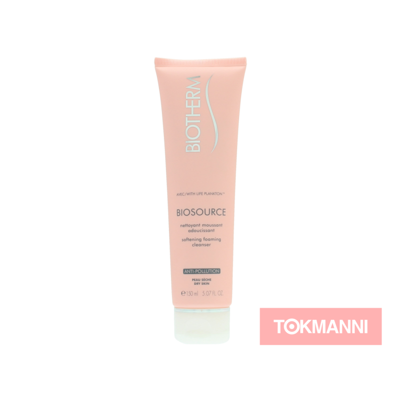 Puhdistusvaahto, Biotherm 150 ml Biosource Softening For Dry Skin