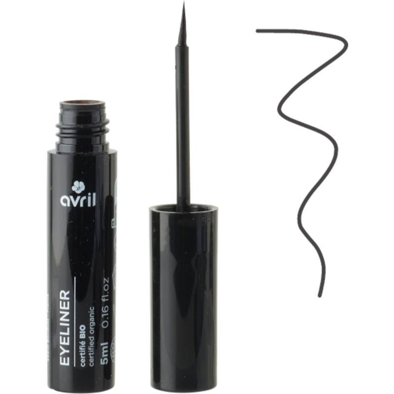 Nestemäinen eyeliner Avril Organic 5 ml musta