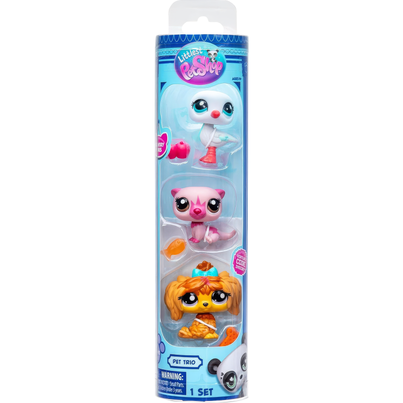Hahmot Littlest Pet Shop Pet Trio Tube 3