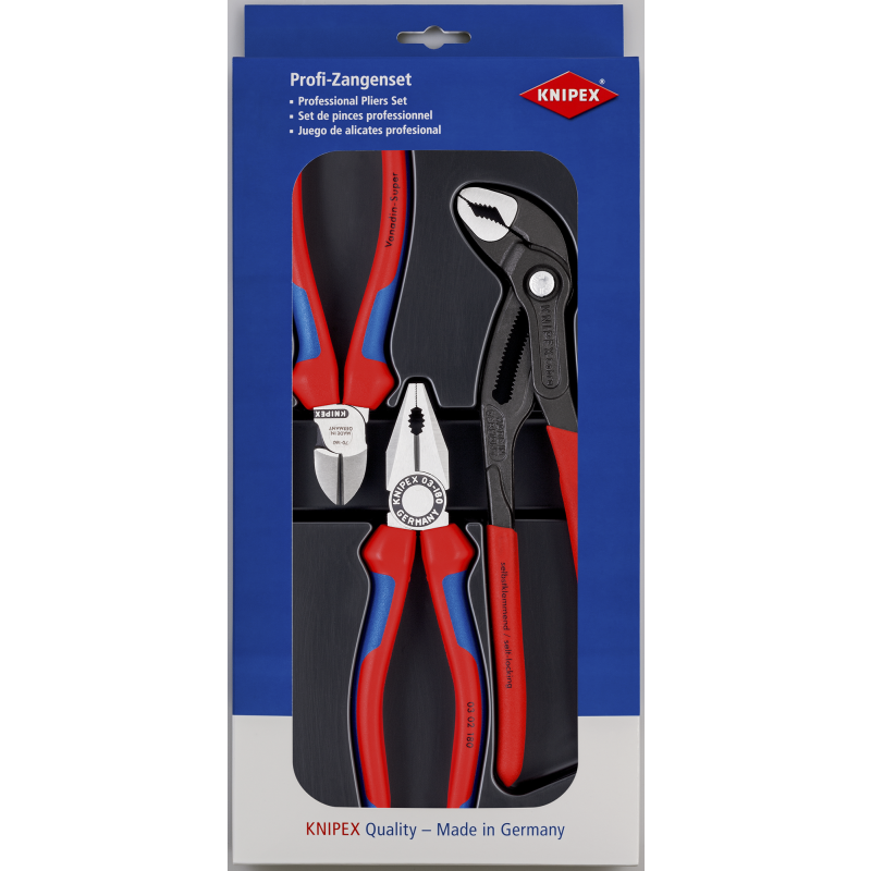 Pihtisarja Knipex Bestseller, 3 osaa