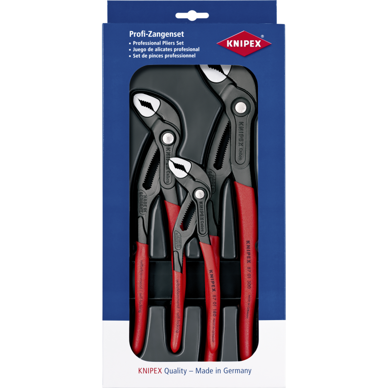 Pihtisarja Knipex Cobra 3-Osaa