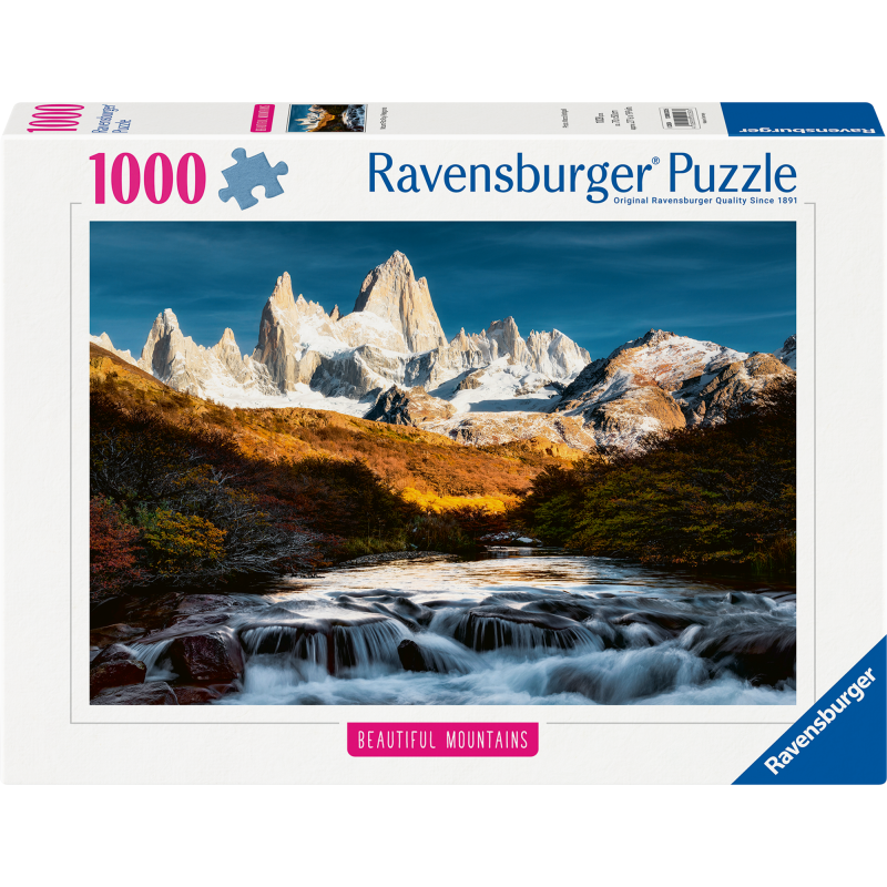 Palapeli Ravensburger 1000 palaa Fitz Roy Argentina
