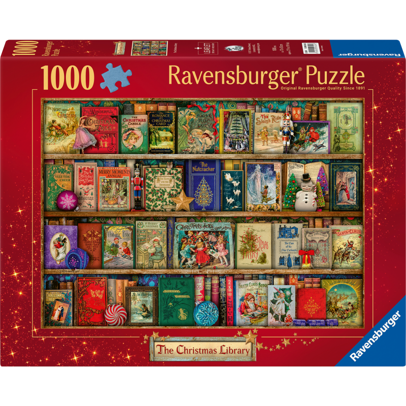 palapeli The Christmas Library 1000palaa