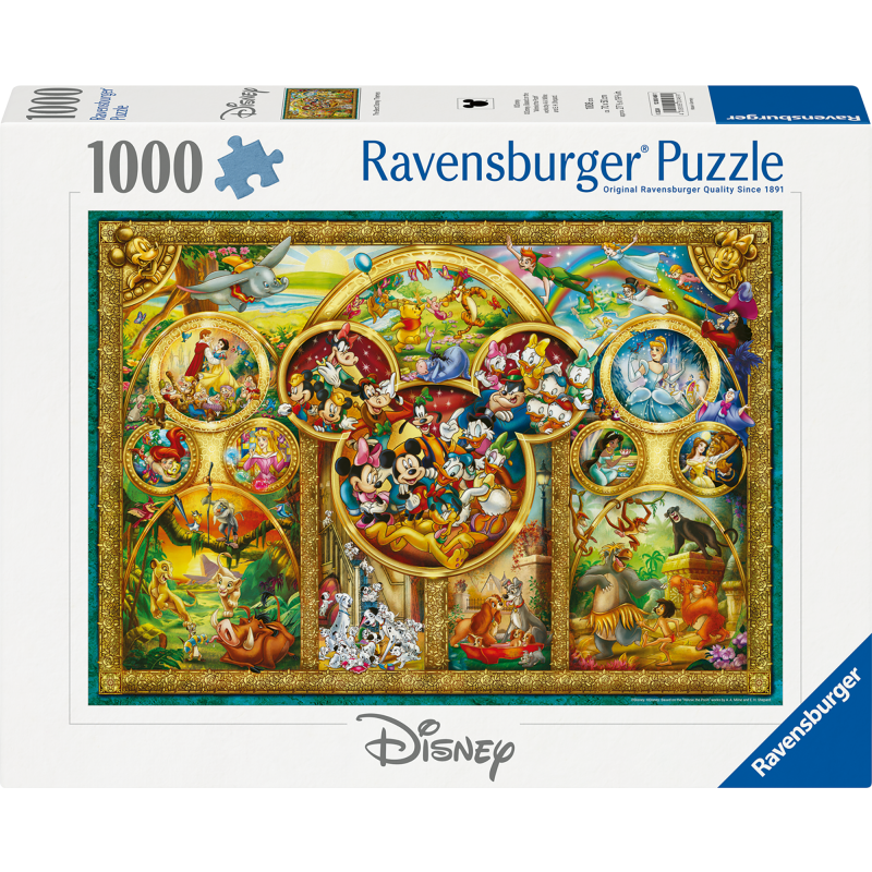 Palapeli Ravensburger 1000 palaa The Best Disney Themes