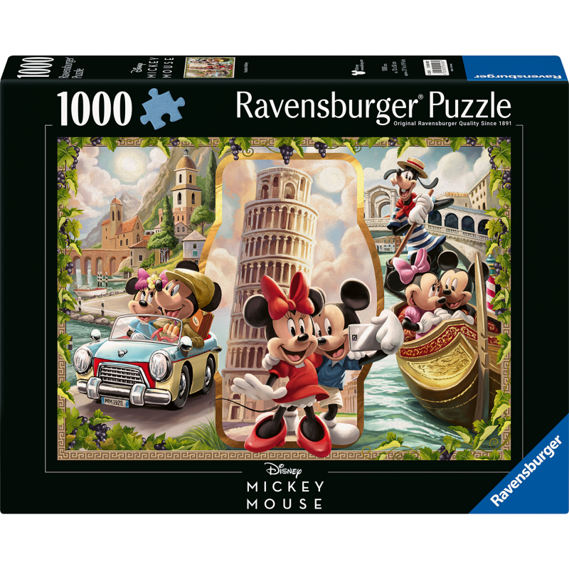 Palapeli Ravensburger 1000 palaa  Disney Vacation Mickey & Minni