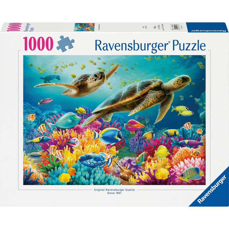 Palapeli Ravensburger 1000 palaa Blue Underwater World