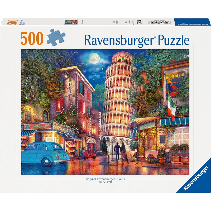 Palapeli Ravensburger 500 palaa Streets Of Pisa