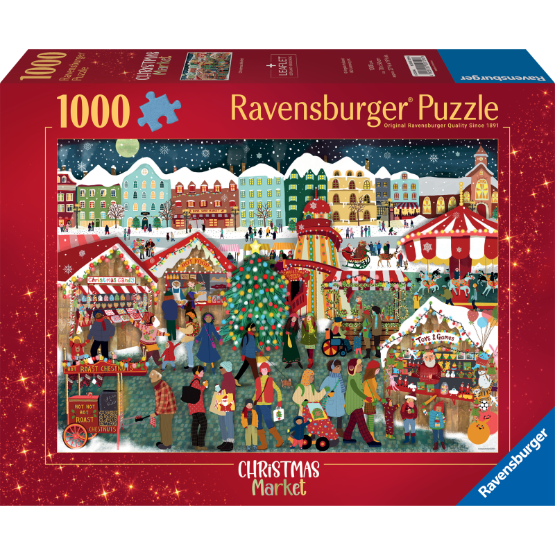 Palapeli Ravensburger 1000 palaa Christmas Market