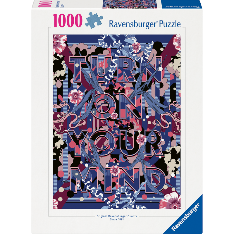 Palapeli Ravensburger 1000 palaa Turn On Your Mind