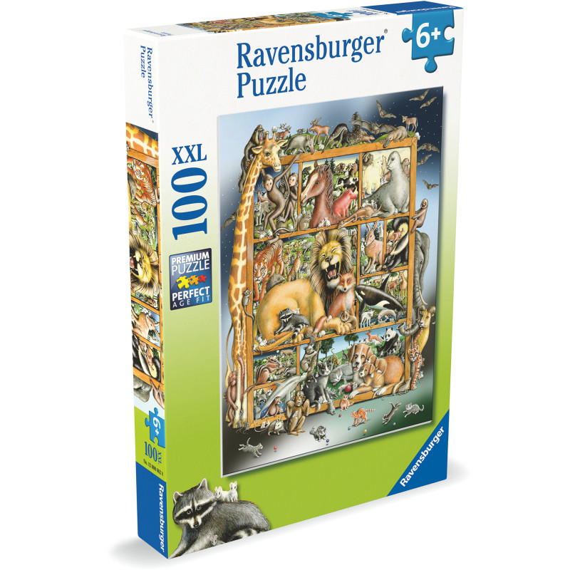 Palapeli Ravensburger 100 palaa Animals On The Shelf