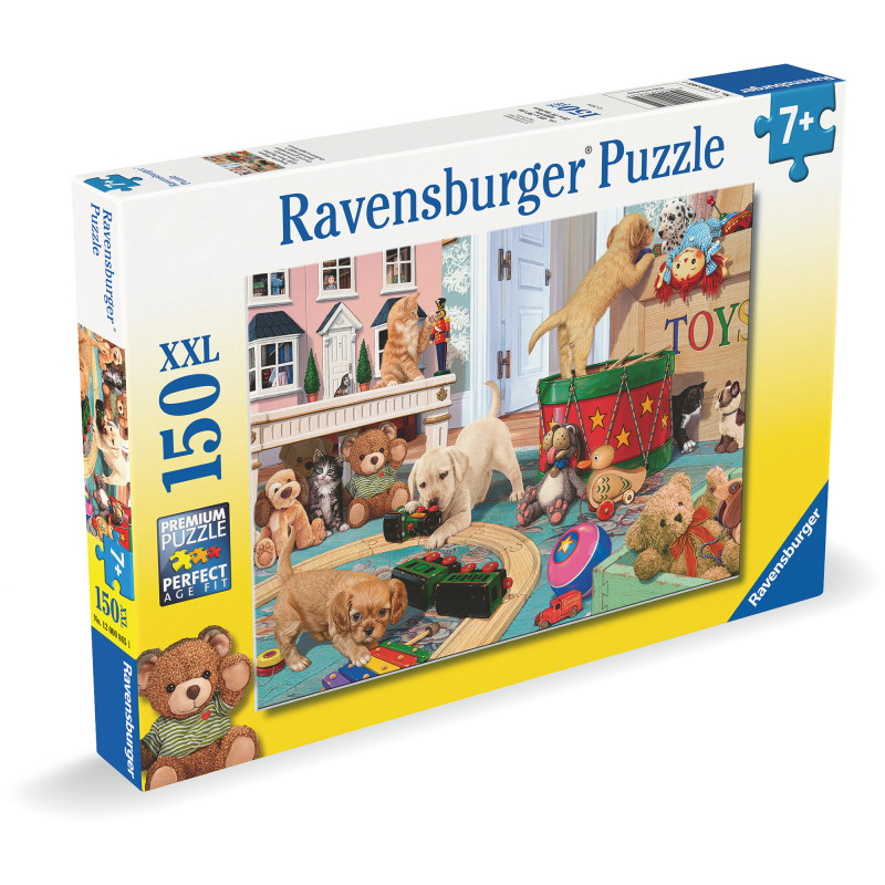 Palapeli Ravensburger 150 palaa Little Paws Playtime