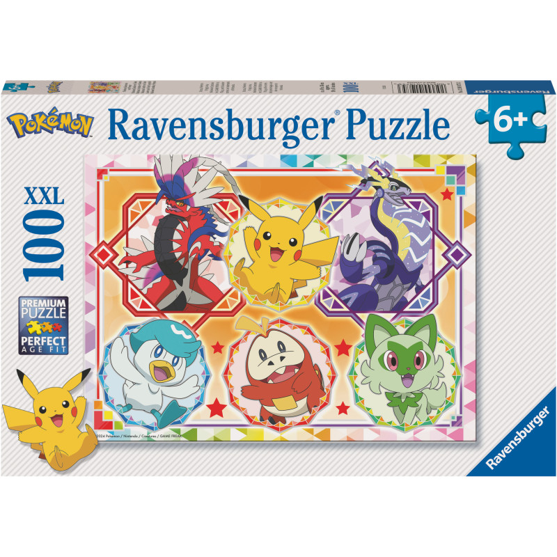 Palapeli Ravensburger 100 palaa Pokémon