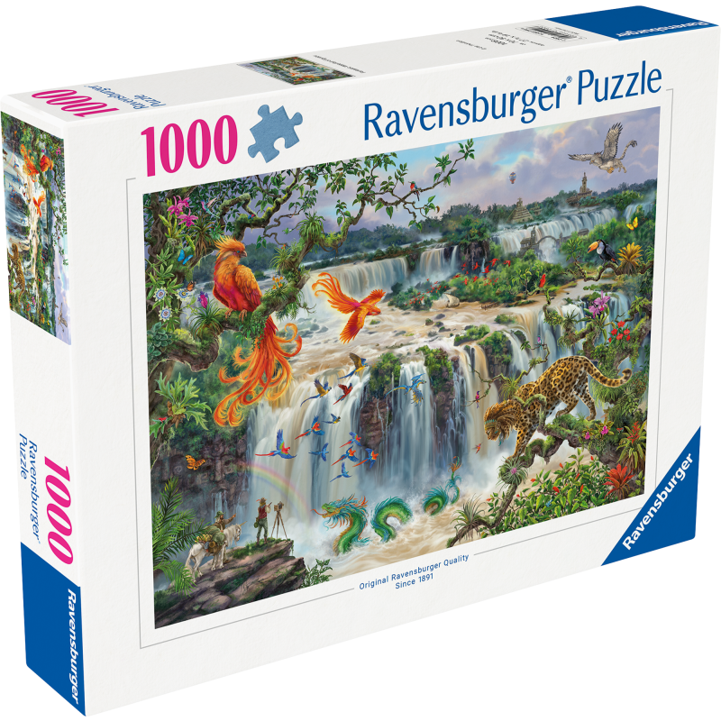 Palapeli Ravensburger 1000 palaa Waterfall Iguazu
