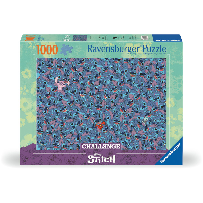 Palapeli Ravensburger 1000 palaa Challenge Stitch