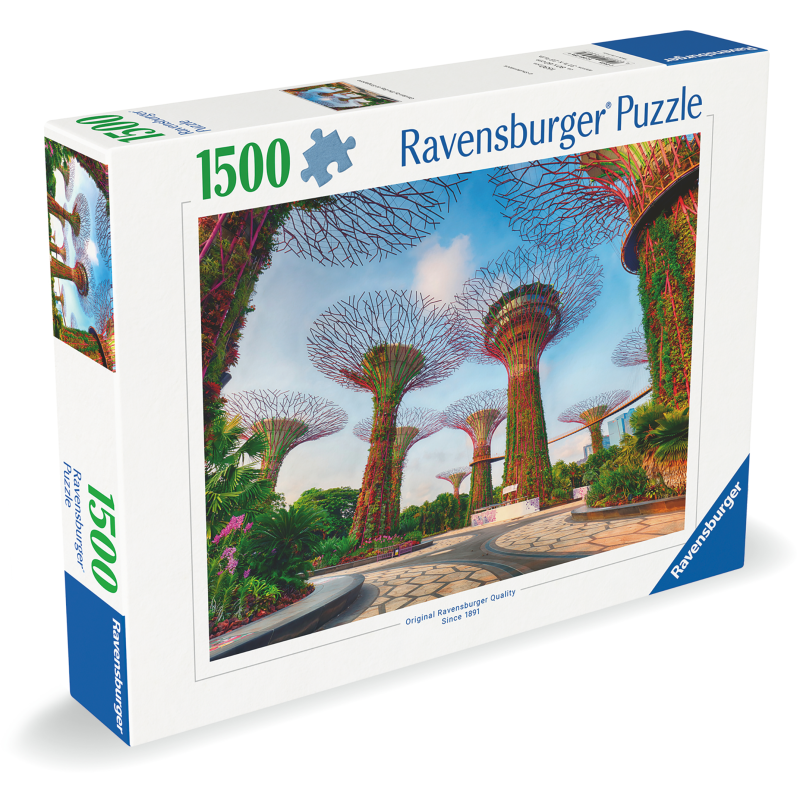 Palapeli Ravensburger 1500 palaa Garden By The Bay At Singapore
