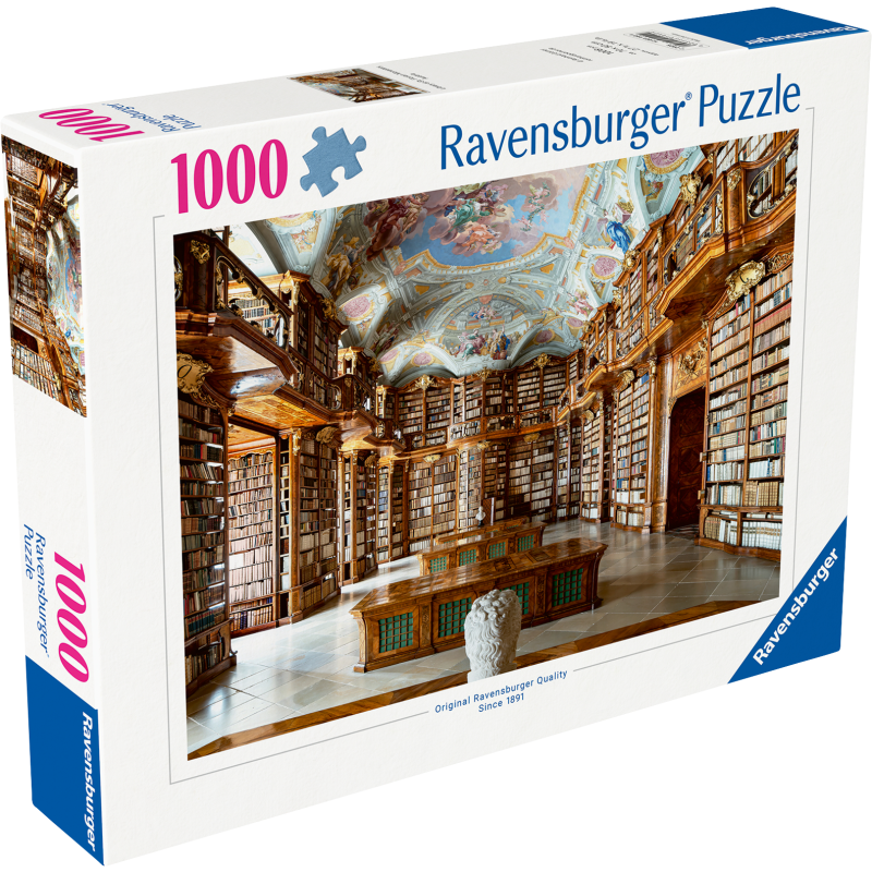 Palapeli Ravensburger 1000 palaa Library at St. Florian Monastery