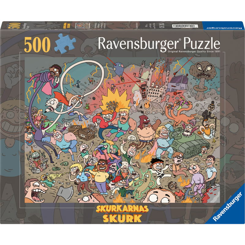 Palapeli Ravensburger 500 palaa Skurkarnas Skurk