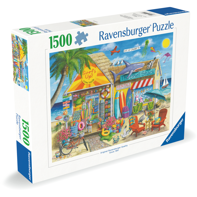 Palapeli Ravensburger 1500 palaa Surf's Up