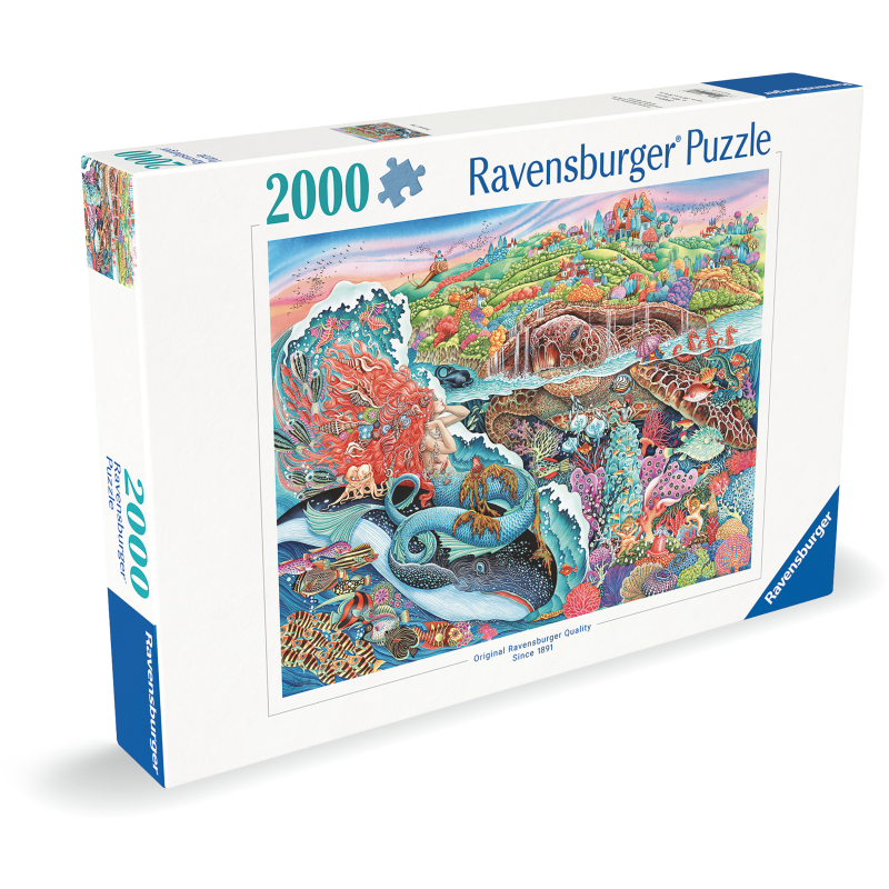 Palapeli Ravensburger 2000 palaa Thalassic Tale