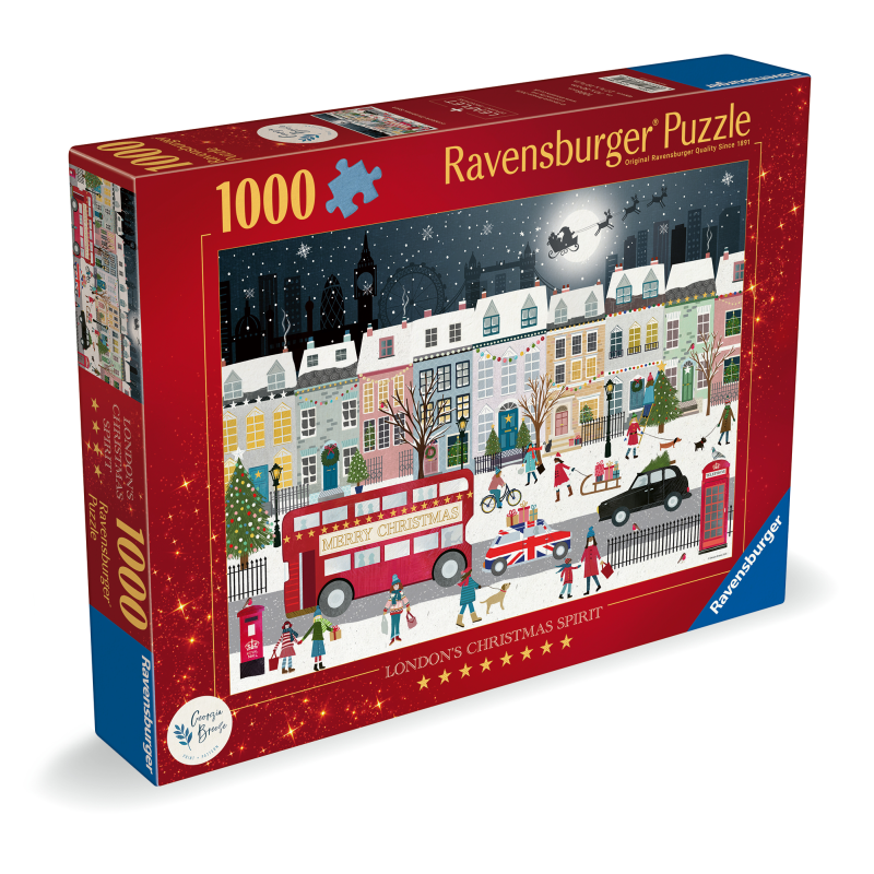 Palapeli Ravensburger 1000 palaa London's Christmas Spirit