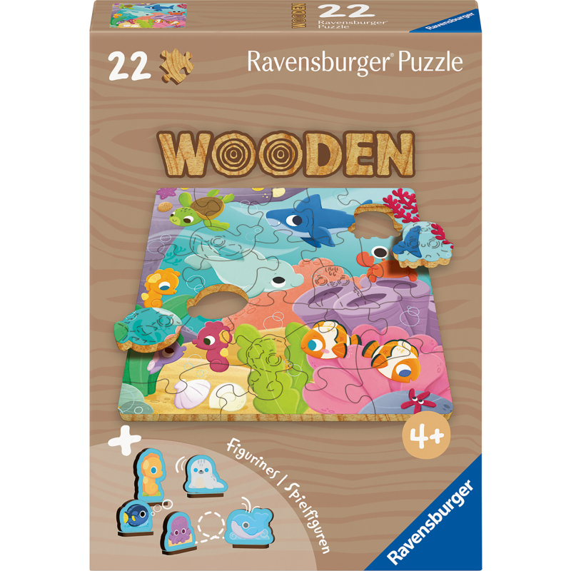 Puupalapeli Ravensburger 22 palaa Underwater