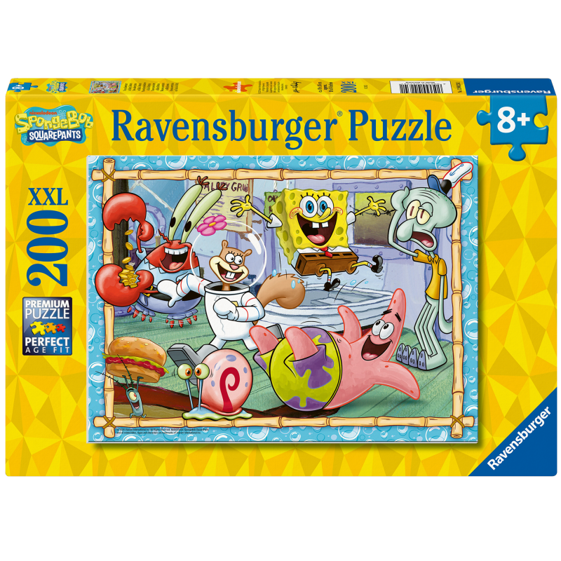 Palapeli Ravensburger 200 palaa New adventures in Bikini Bottom
