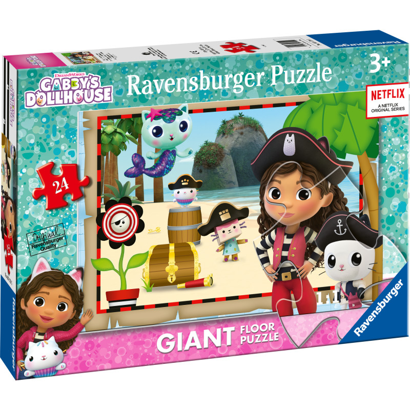 Lattiapalapeli Ravensburger 24 palaa Gabby's Dollhouse B