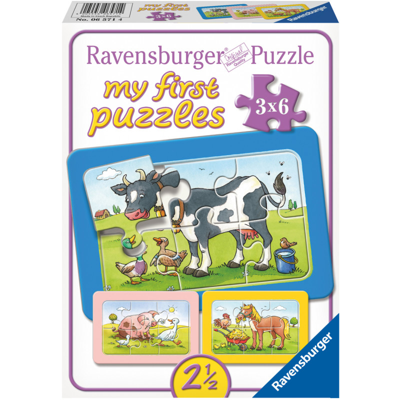 Palapeli Ravensburger Good Animal Friends 3x6 palaa