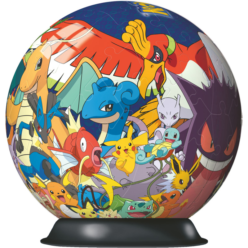 Palapeli Ravensburger 3D Pokémon pallo 72 palaa