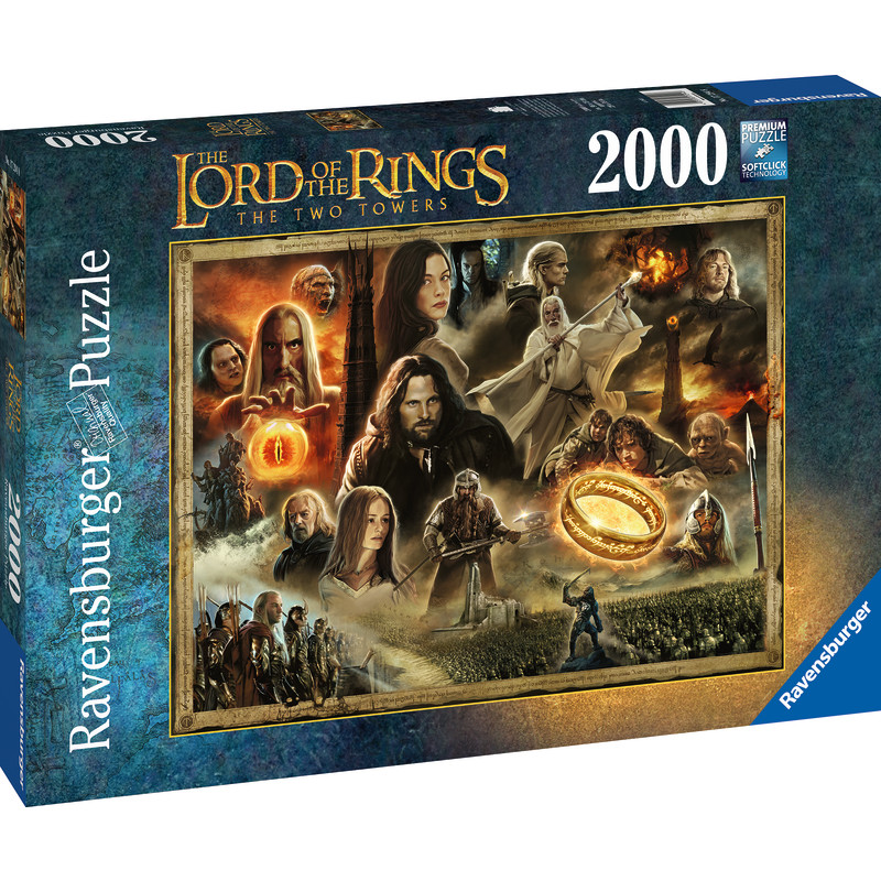 Palapeli Ravensburger 2000 palaa Lord Of The Rings The Two Towers