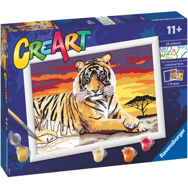 Ravensburger CreArt Majestic Tiger -maalaussetti
