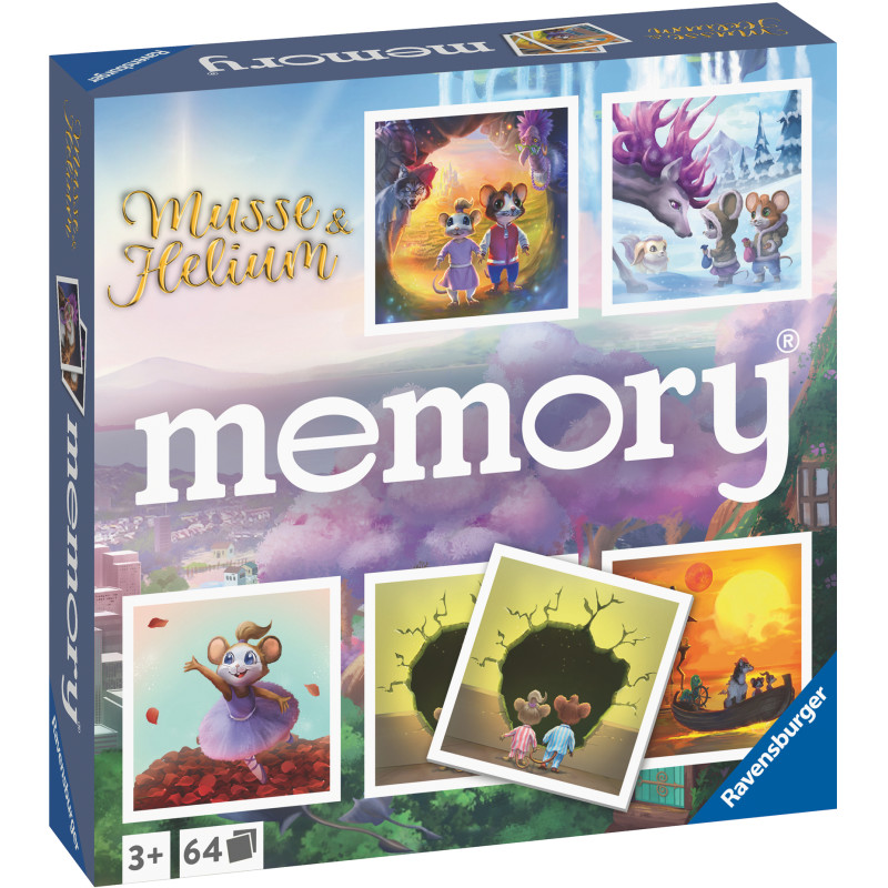 Muistipeli Ravensburger Musse & Helium memory
