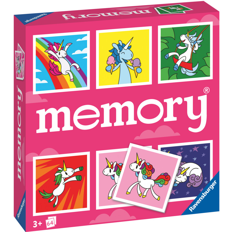 Muistipeli Ravensburger Unicorns memory