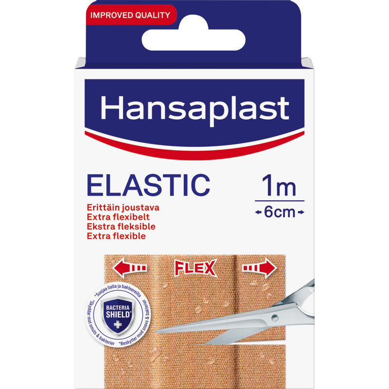 Kangaslaastari Elastic 1 m x 6 cm