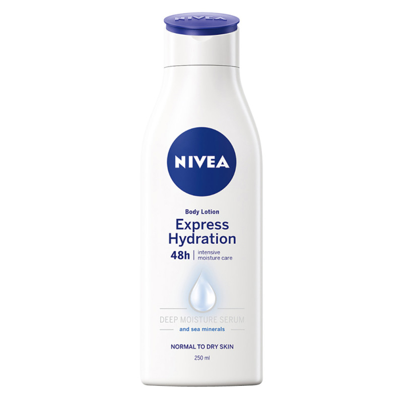 Vartaloemulsio 250 ml Express Hydration Body Milk normaalille ja kuivalle iholle