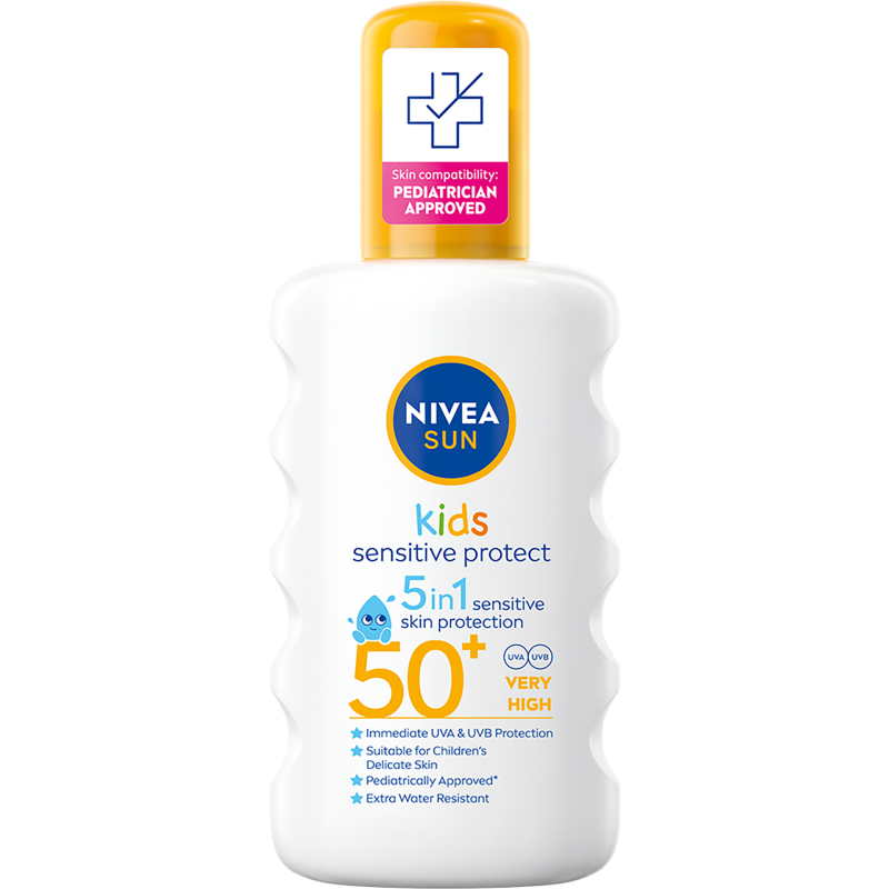 Aurinkosuihke Nivea Sun 200 ml Kids Sensitive SK50+