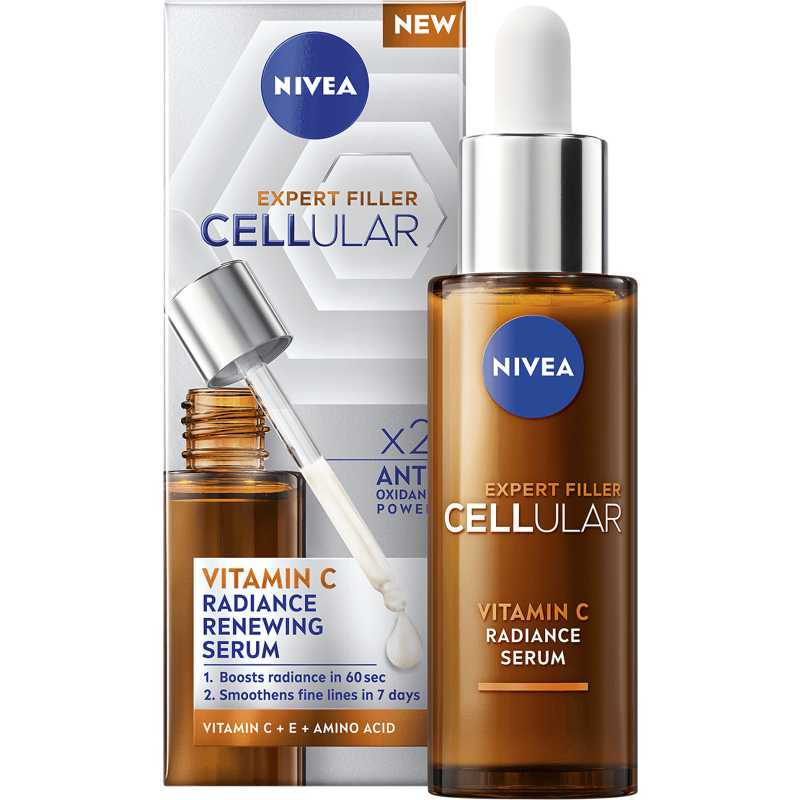 Kasvoseerumi Nivea 30 ml Cellular Expert Filler Vitamin C Radiance Renewing