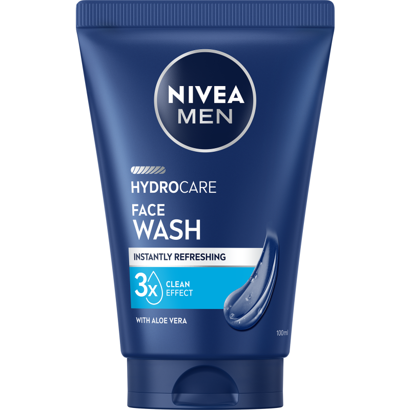 Kasvojenpuhdistusgeeli Nivea Men 100 ml Hydrocare Face Wash