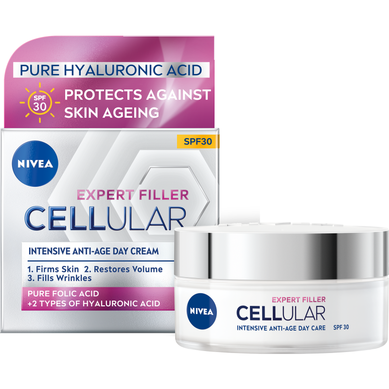 Päivävoide Nivea 50 ml Cellular Expert Filler Intensive Anti-Age SK30