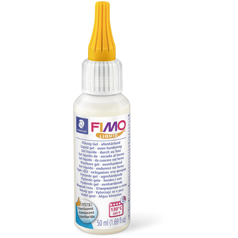 Koristegeeli FIMO 50 ml läpikuultava