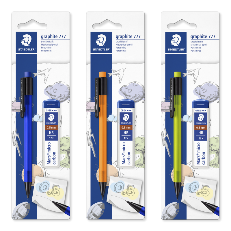 Lyijytäytekynä 0,5 HB + irtolyijyt