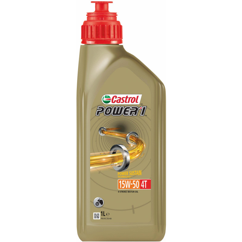 Moottoriöljy Castrol Power1 4T 15W-50, 1 l