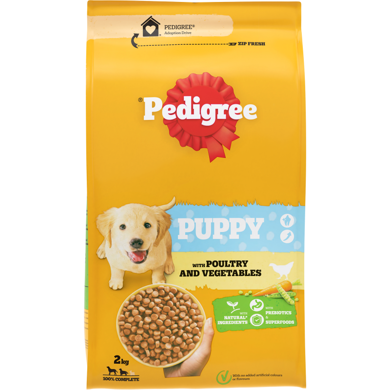 Koiranruoka Pedigree 2 kg Junior siipikarja-kasvis