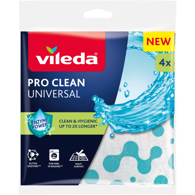 Siivousliina Vileda 4 kpl Pro Clean Universal