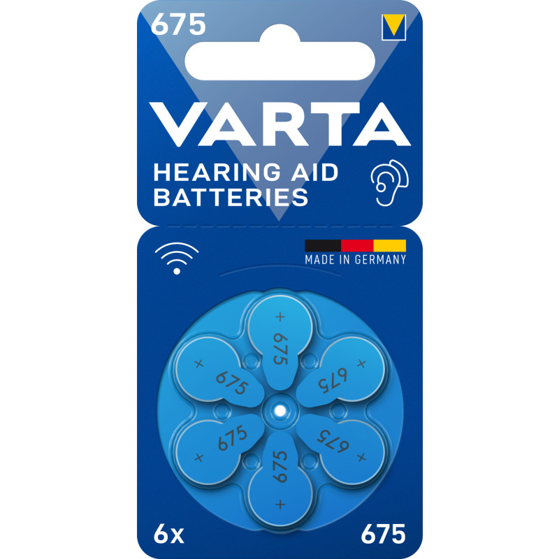 Kuulokojeparisto Varta 675 6 kpl