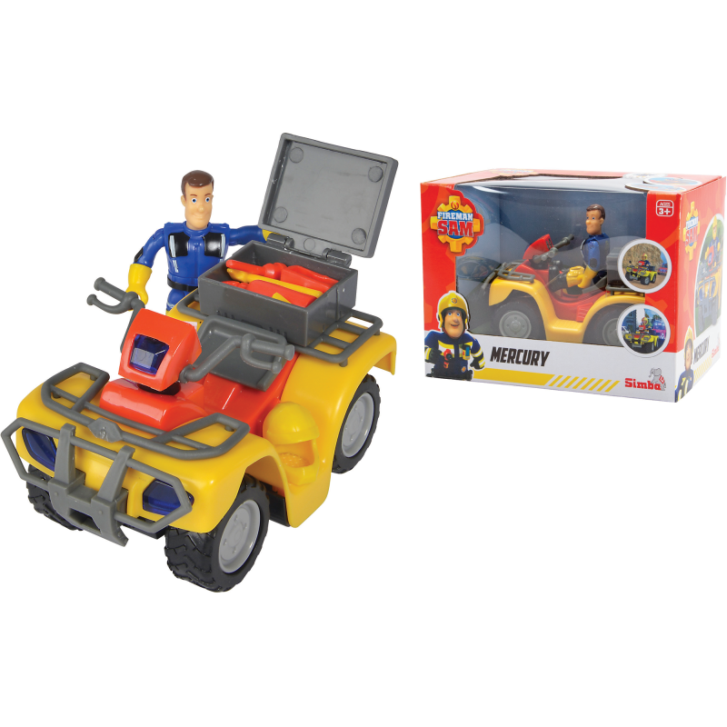 Hahmo palomies Sami ja Mercury-mönkijä